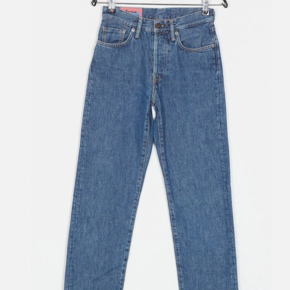 Acne Studios Bla Konst 1997 Dark Blue Trash Denim FW18 Jeans - 30 waist